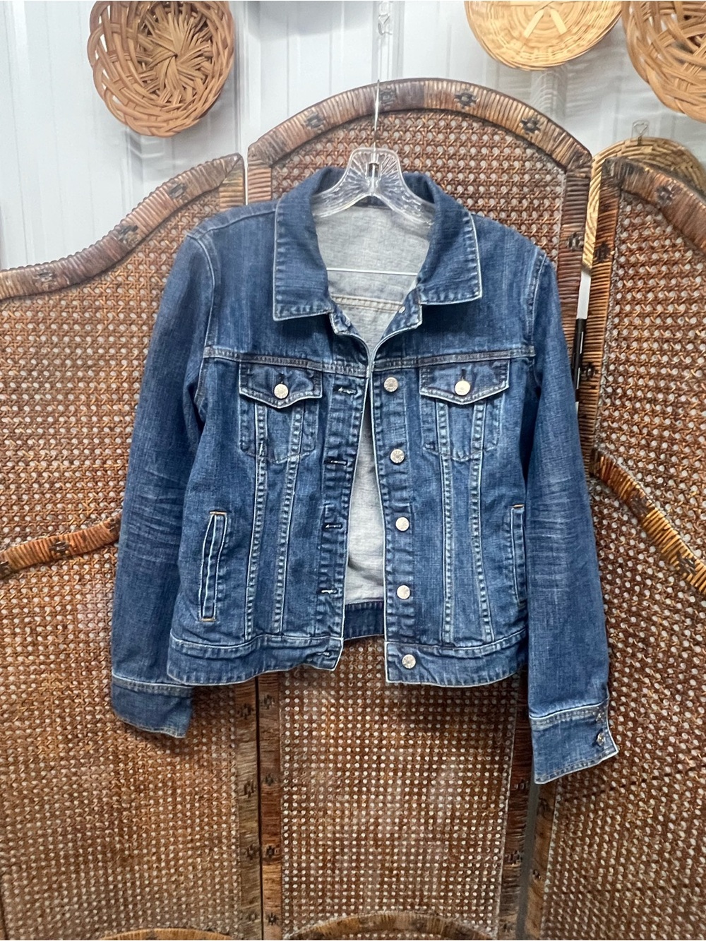 J crew denim jacket small